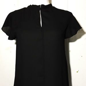 **3/$30** Forever21 Black Choker Blouse Size M